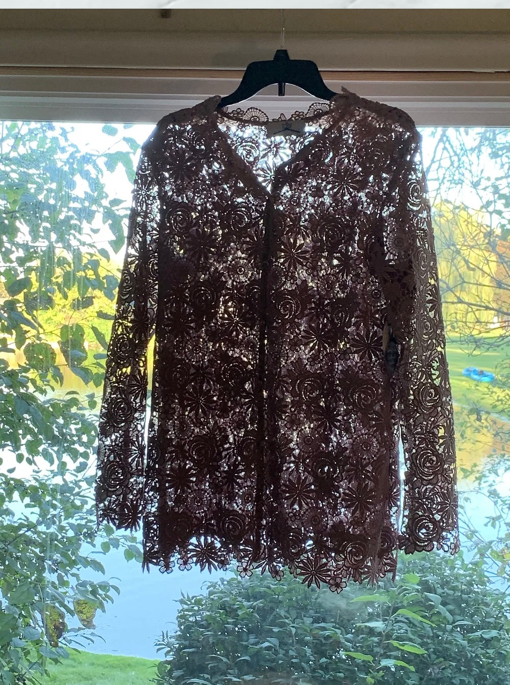 Rosey Outlook Guipure Lace Top