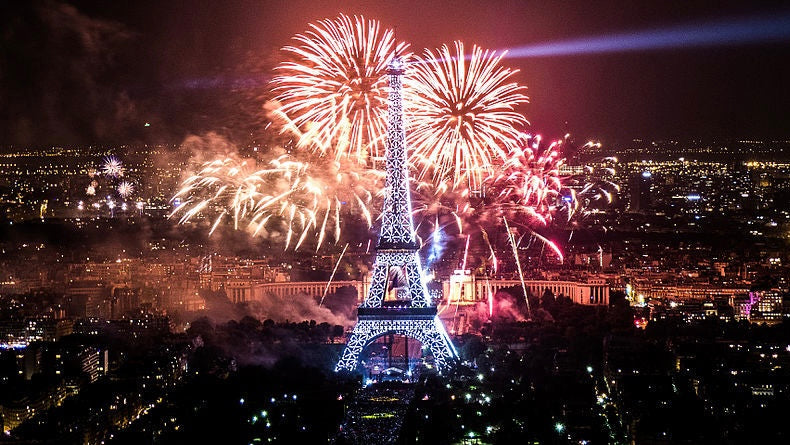 Bastille Day fireworks, July 14th