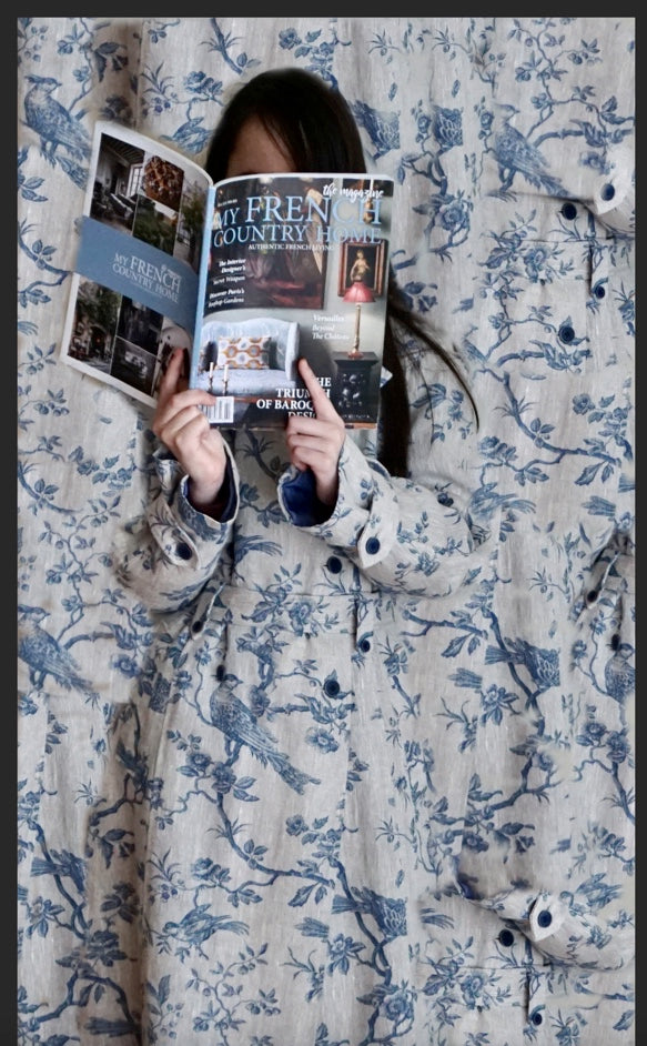 Trenchée Toile de jouy