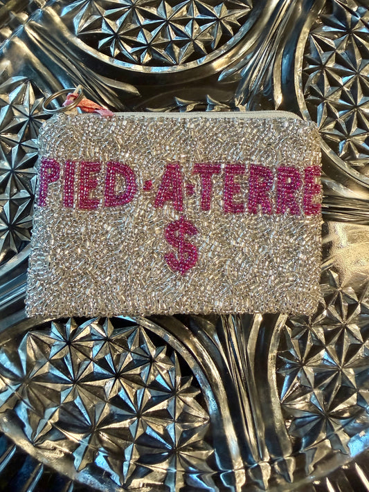 Pied-à-Terre – Beaded Coin Purse